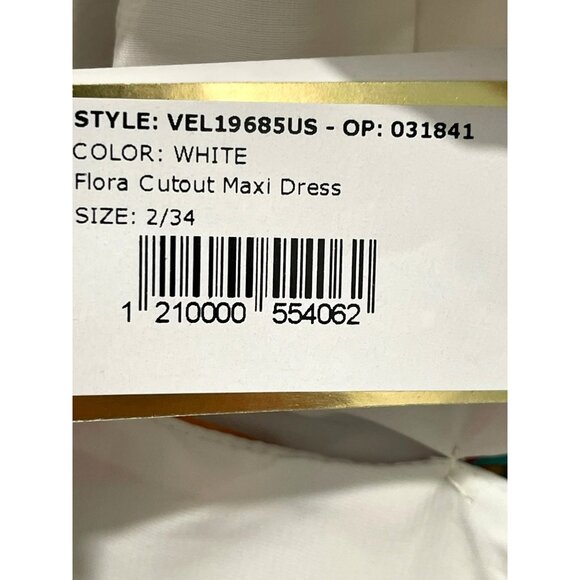 PatBo $850 Plunging Maxi Dress Cutout Formal Maxi Dress Gown Sz 2 NWT - Picture 10 of 10